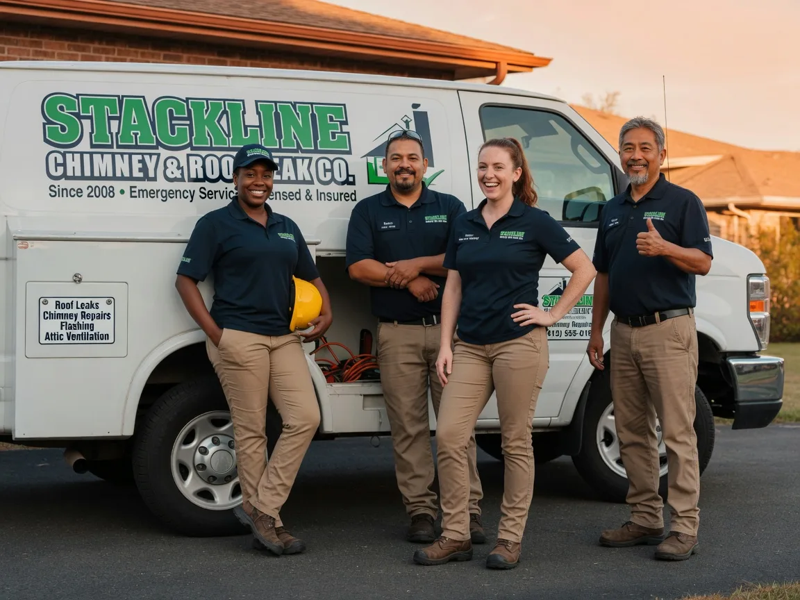 Chimney flashing repair company in Magalia, CA